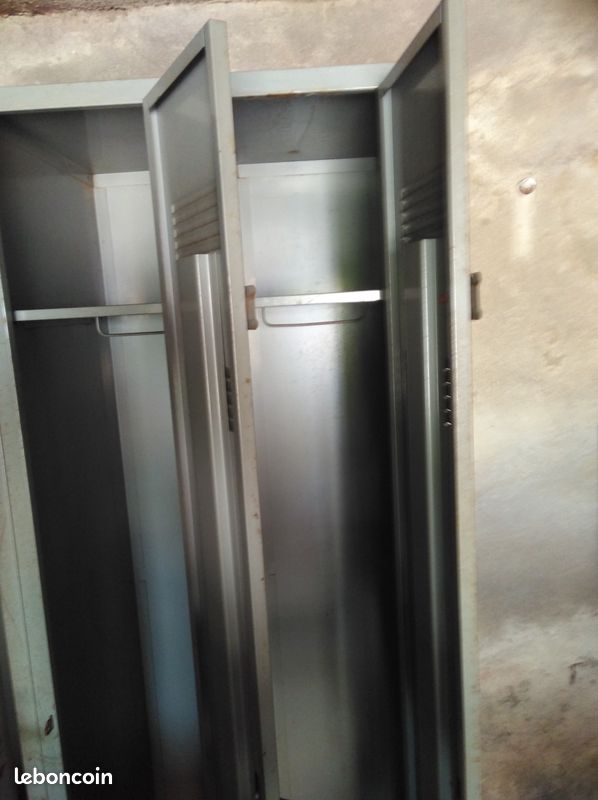 3 vestiaires en métal vintage (image 10)