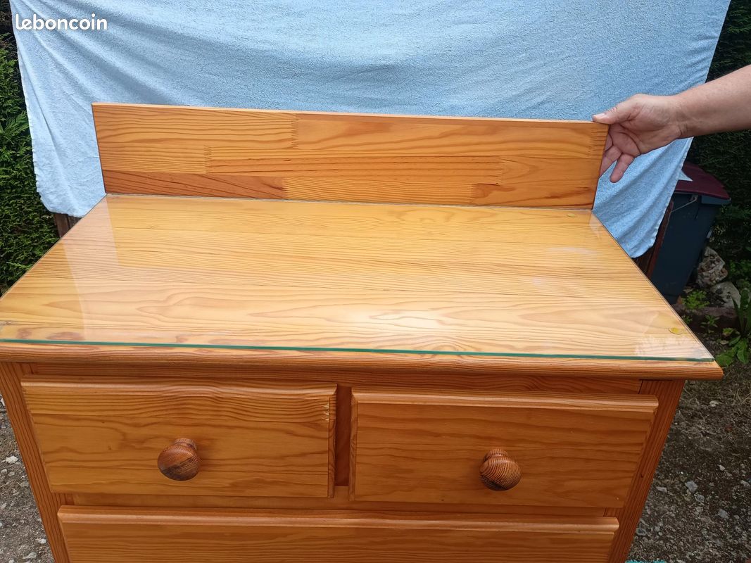 Commode pin massif (image 4)