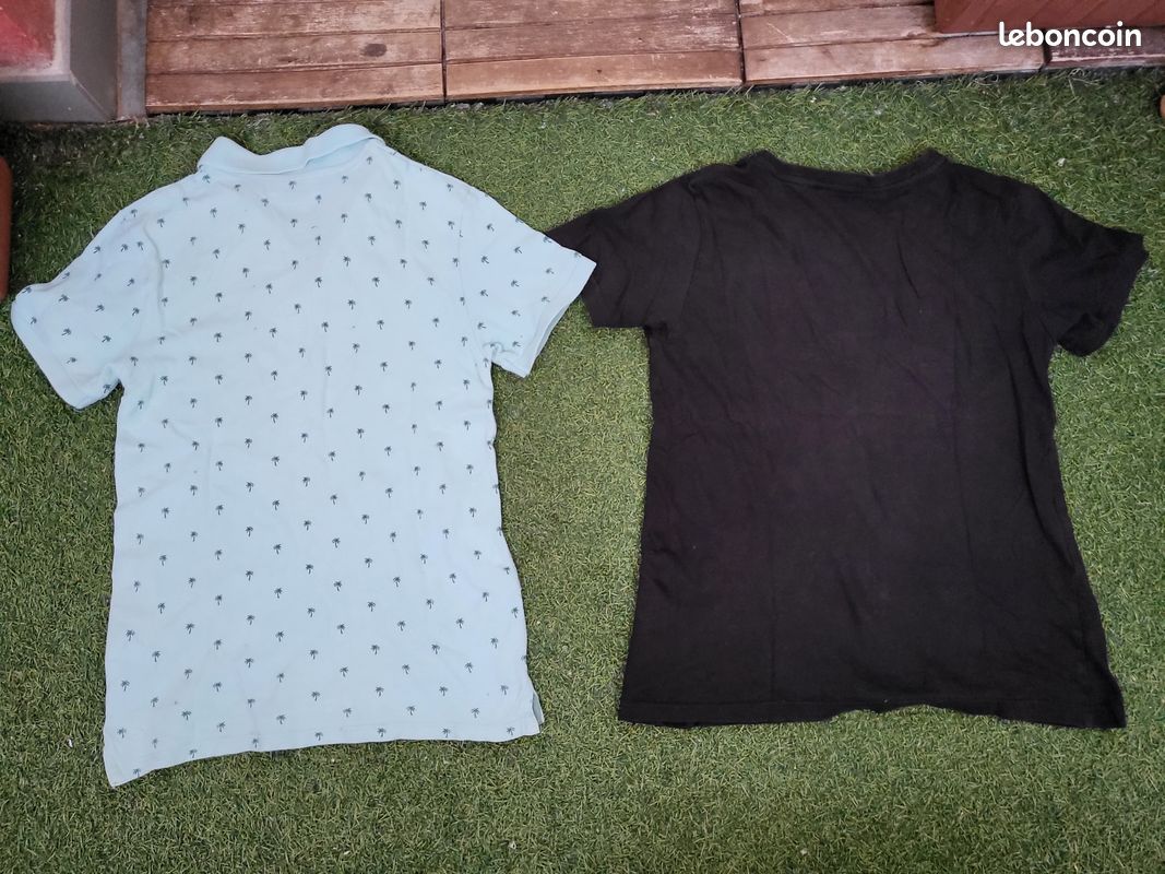Lot deux T-shirt H&M 8-10 ans (image 2)