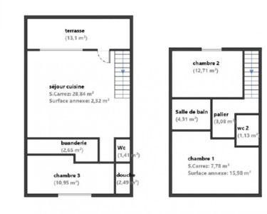Appartement 325 700 € - 94 m²