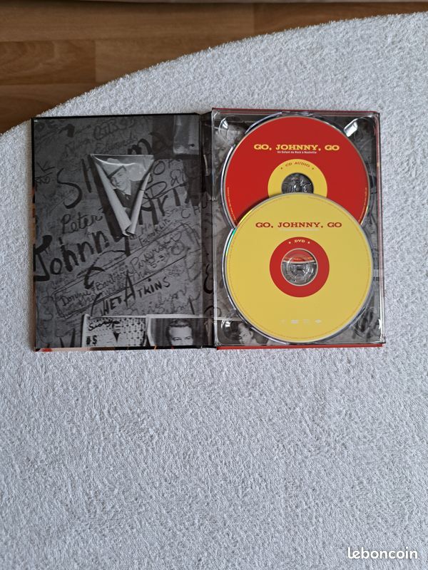 Coffret 1 cd + 1 dvd johnny hallyday "go, johnny, go" (image 4)
