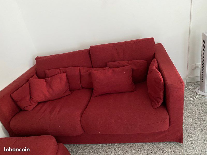Canapé rouge IKEA (image 2)
