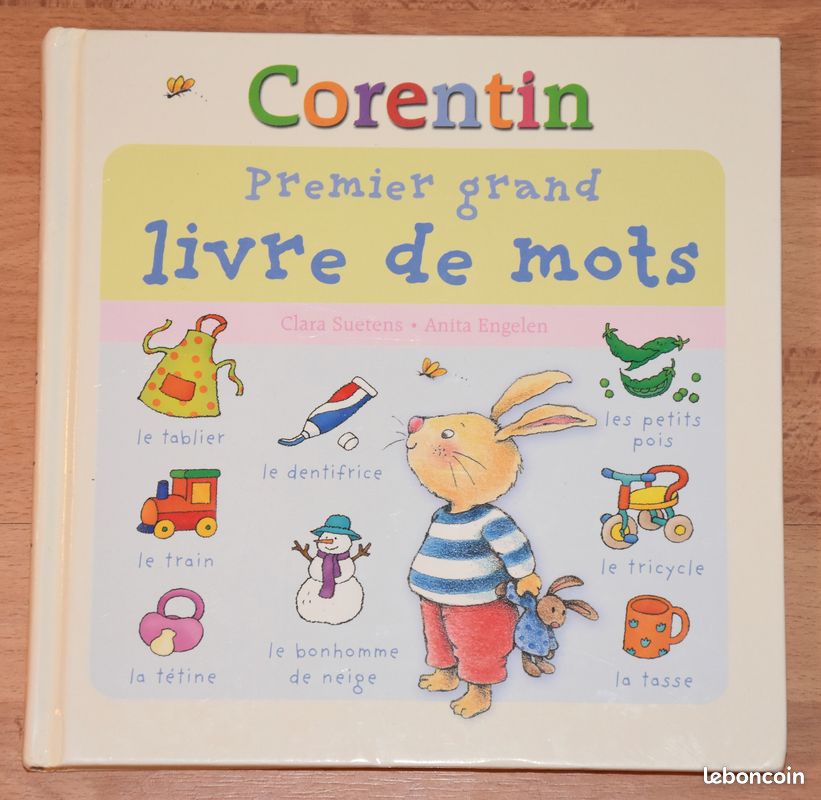Livre Corentin Premier grand livre de mots. 92 pages. 21 cm. Très bon état (image 1)