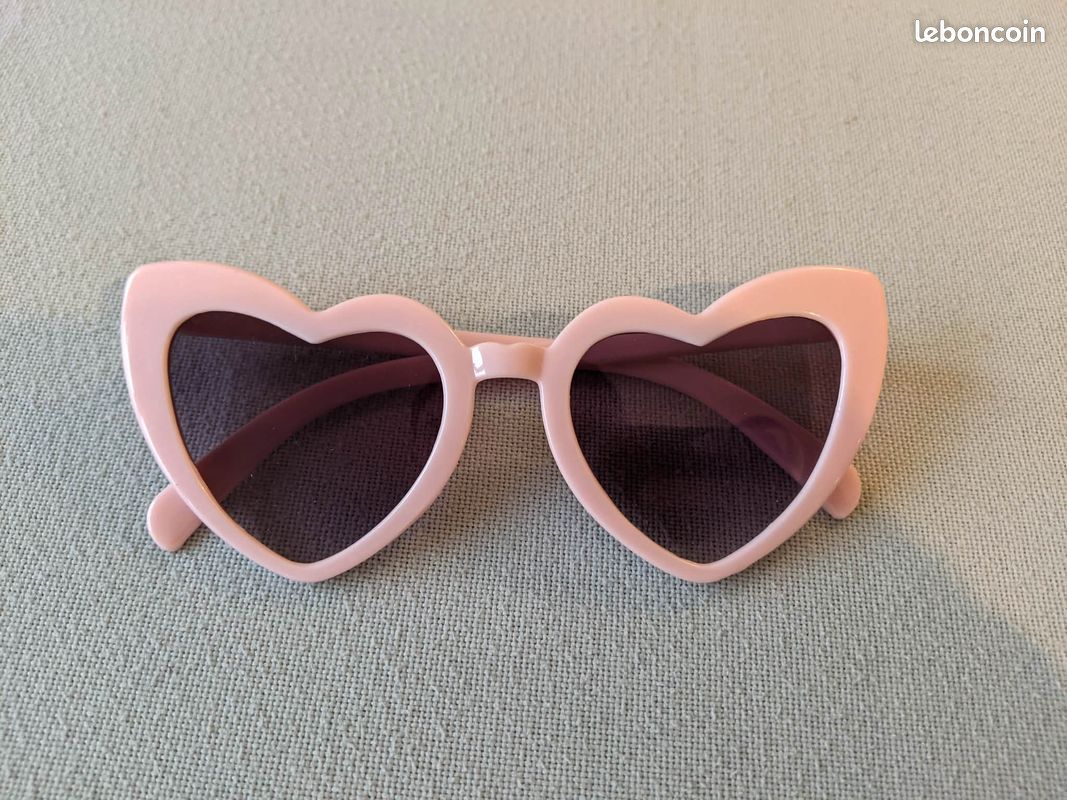 Lunettes De Soleil Cœur Rétro - Sans Monture, Gelée Colorée | Pour Fête, Anniversaire, Carnaval, Déguisement