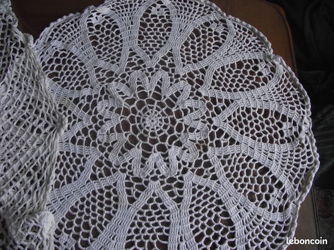 LINGE ANCIEN ( Napperon Abécédaire ) / Lompret 59840 Décoration