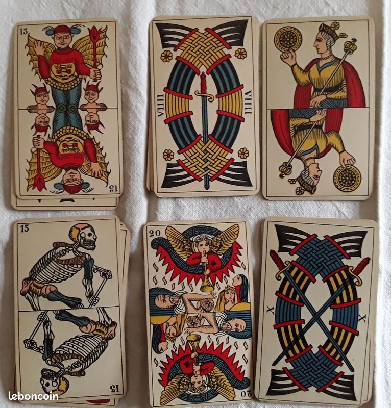 Ancien Jeu De Tarot Grimaud - XIXe Siècle - Incomplet - Collection
