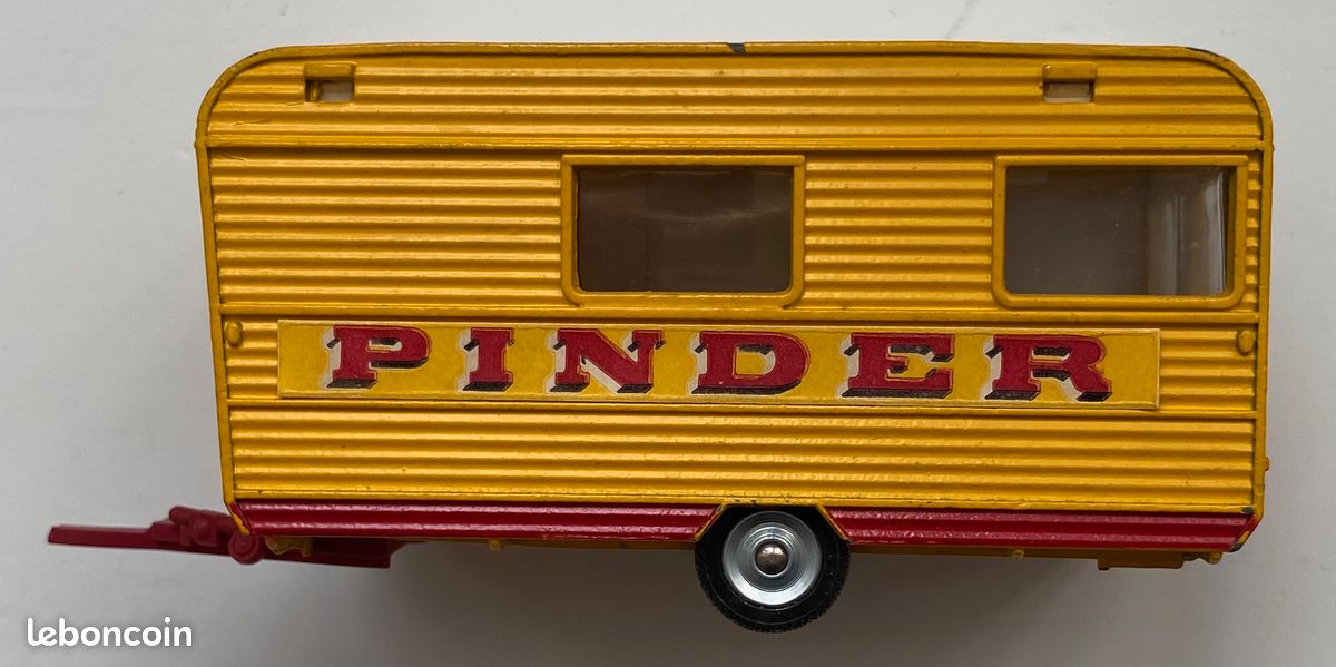 Dinky Toys - Caravane Pinder - Réf 564 - Meccano France - Échelle 1/43 - Occasion