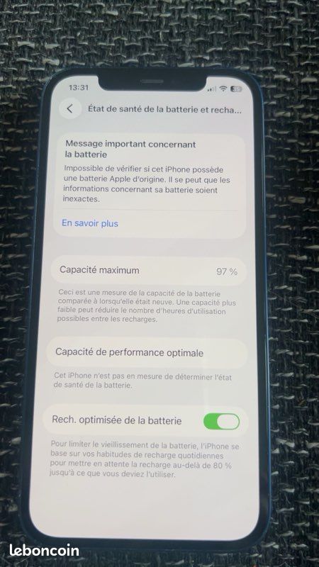 IPhone 12 bleue (image 2)