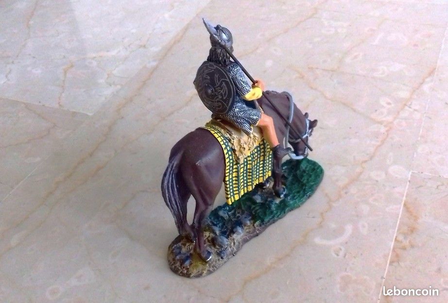Soldat de plomb figurine cavalier Picte, VIII siècles du moyen âge (image 6)
