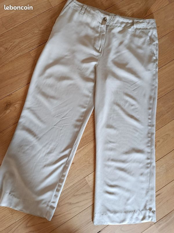 Pantalon léger, Irène Van Ryb 42 beige (image 3)