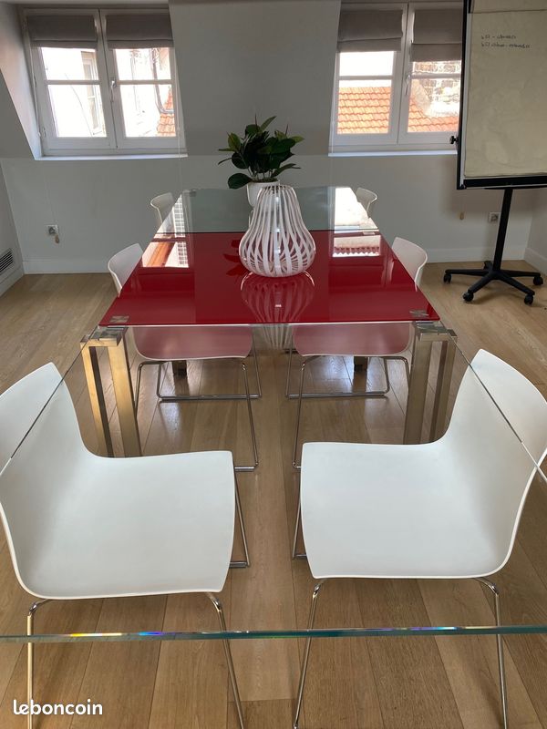 Table en verre Jean Nouvel (image 1)