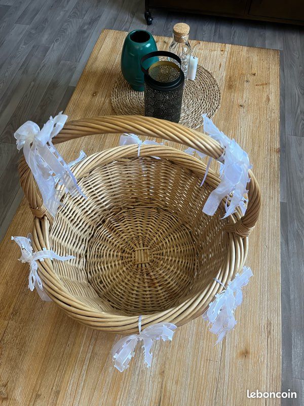 Grand panier osier (image 2)