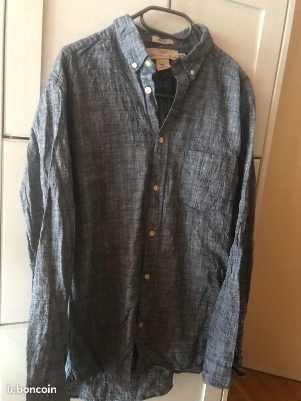 Chemise H&M bleu (image 1)