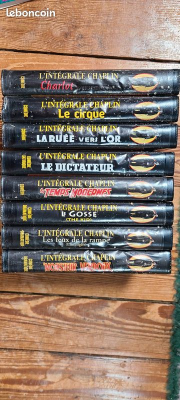 Cassettes video collection Charlie Chaplin (image 1)