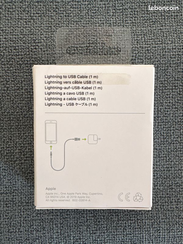 Câble Apple Lightning > USB (image 2)