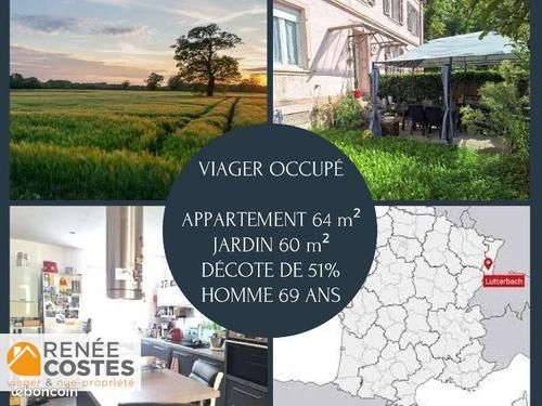 Appartement en Viager 3 pièces 64 m²