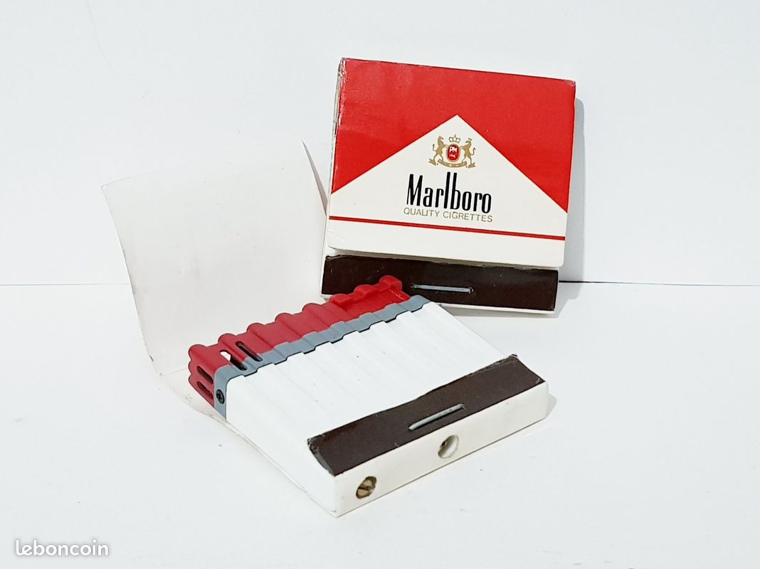 Briquet ancien lectronique Marlboro boite d'allumettes - Collection