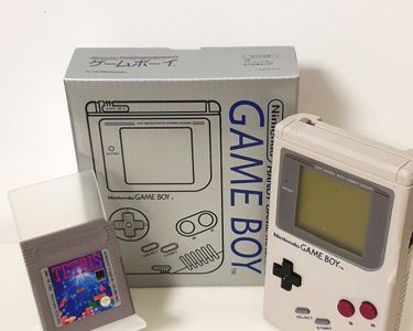 Game Boy Fat Rouge - Boîte + Cadeau - Console Nintendo 1989 - Occasion