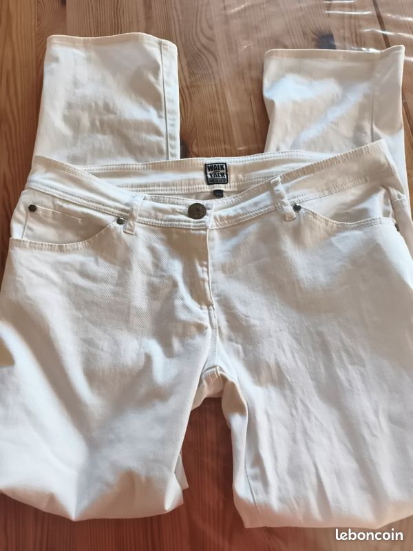 Pantalon blanc taille 44 très bon état (image 3)