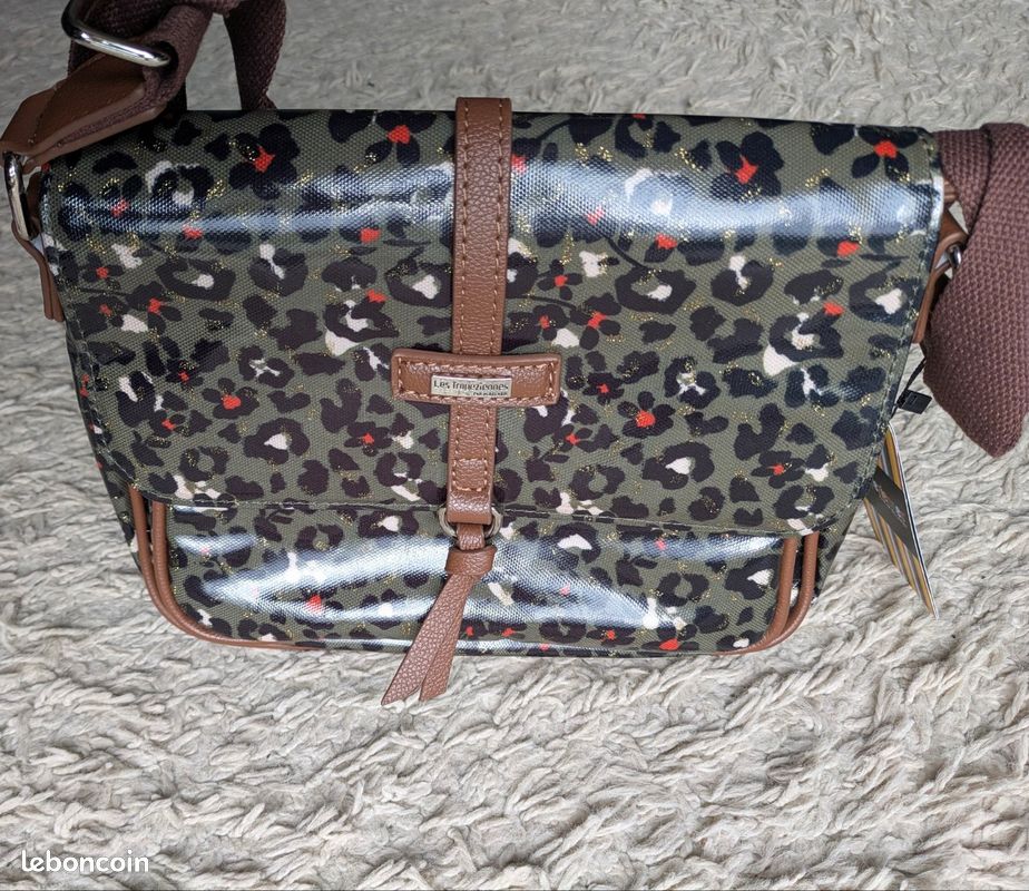 Bandoulière Réglable Imprimé Léopard - Pour Sac à Main, Sacoche, Accessoire Mode Femme