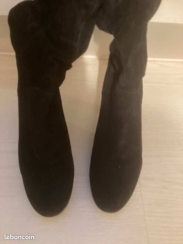 Bottes femme daims noir T:36 Minelli (image 7)