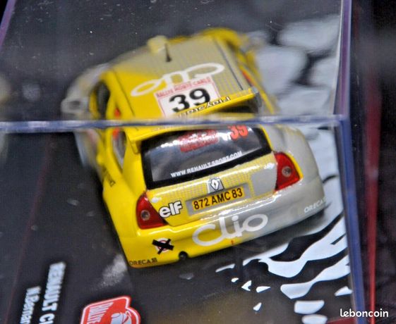 Modèle Réduit IXO 1:43 Renault Clio S1600 Bernardi Rally Monte Carlo 2004 | Neuf Boîte
