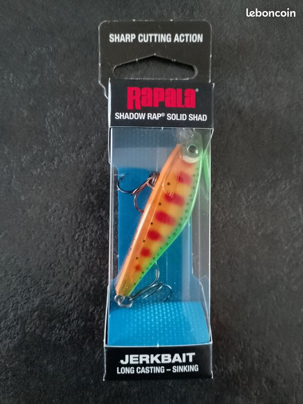 Lot De 4 Leurres Rapala Shad Rap - Crankbaits Pour Pêche En Eau Douce - Finlande