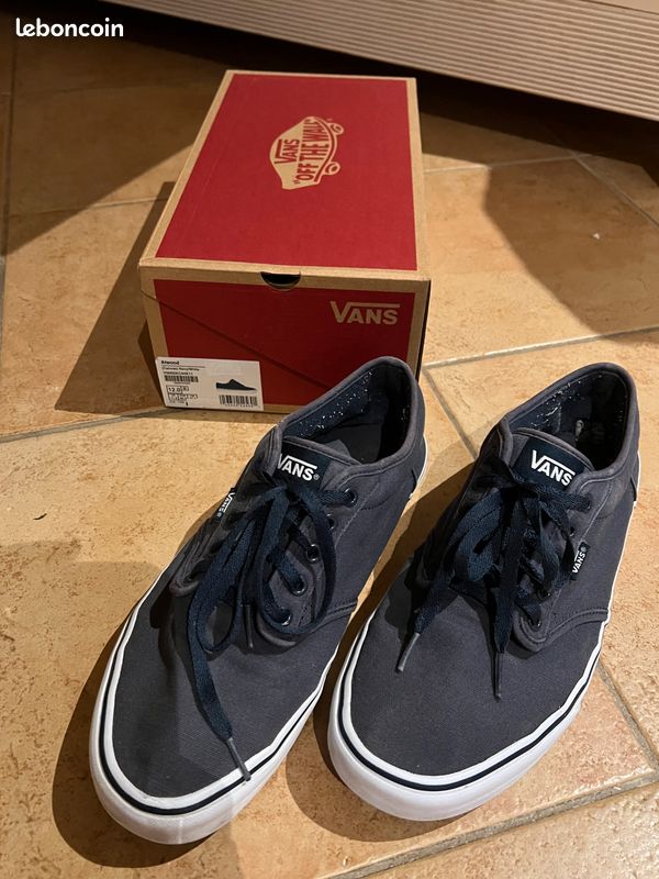 Chaussures en toile VANS 47 bleu marine pour homme en très bon