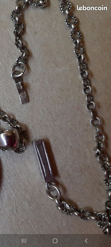 Ensemble chaine + sautoir en argent (image 5)