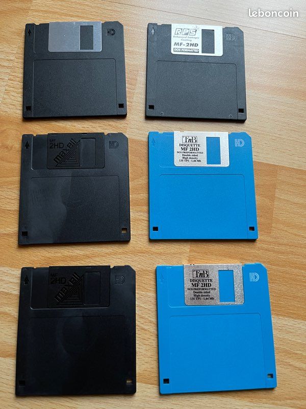 Lot de 6 Disquettes (image 1)