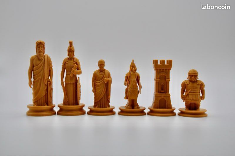 Pièces d'échecs Grèce antique contre Rome antique (image 2)