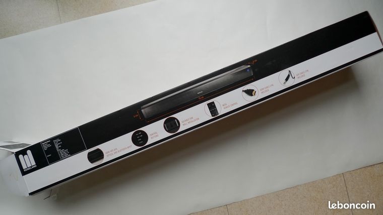 Roseland RS-210 - Barre De Son - Bluetooth 5.0 - Comprend HDMI Et AUX Son Stereo