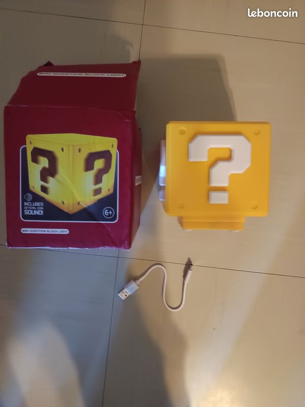 Lampes Mario étoile et cube (image 2)