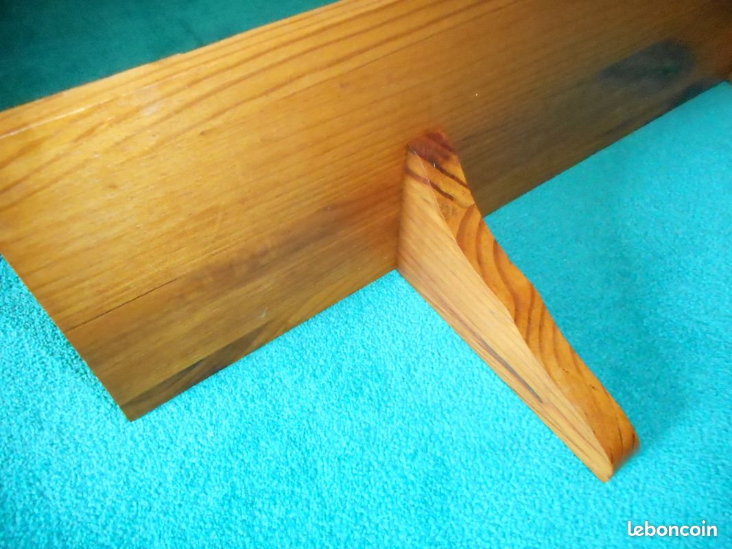 Etagère 1 tablette en bois massif (image 2)
