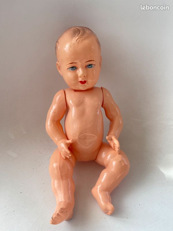 Poupon Ancien SIC En Celluloïd - Système Dragon Anel - Rare, Marque Petitcollin