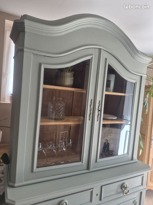 Buffet/ vaisselier ancien rénové/ meuble de charme (image 8)