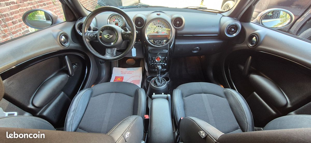 Tres belle mini countryman cooper 122 ch automatique 2012 seulement 97 000 km cuir regulateur xenon carnet entretien 10 990 (image 5)