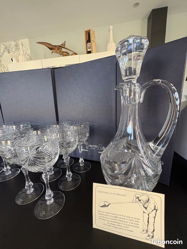 Verre à Vin Cabane De Catherine – Cristal Au Plomb 24%, Occasion