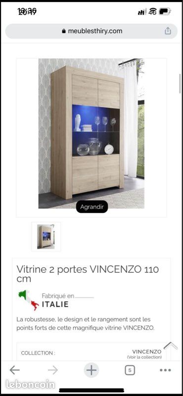 Vitrine en bois (image 3)