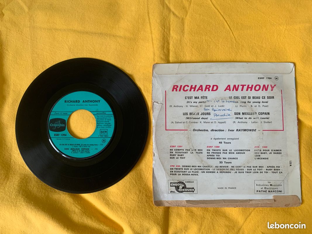 ANTHONY RICHARD – C'est Ma Fête (image 2)