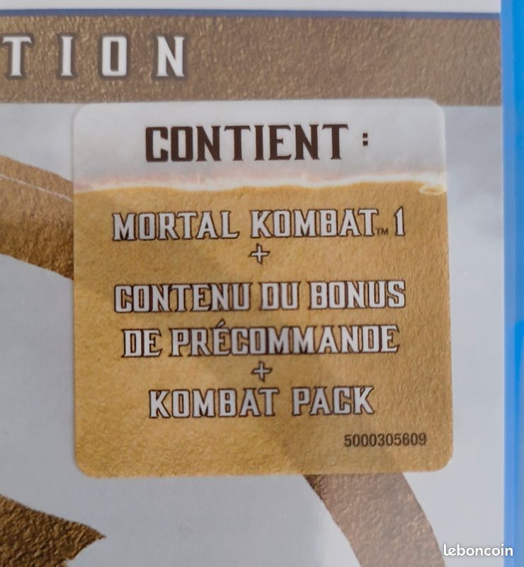 Mortal Kombat 1 Premium édition ps5 neuf (image 3)