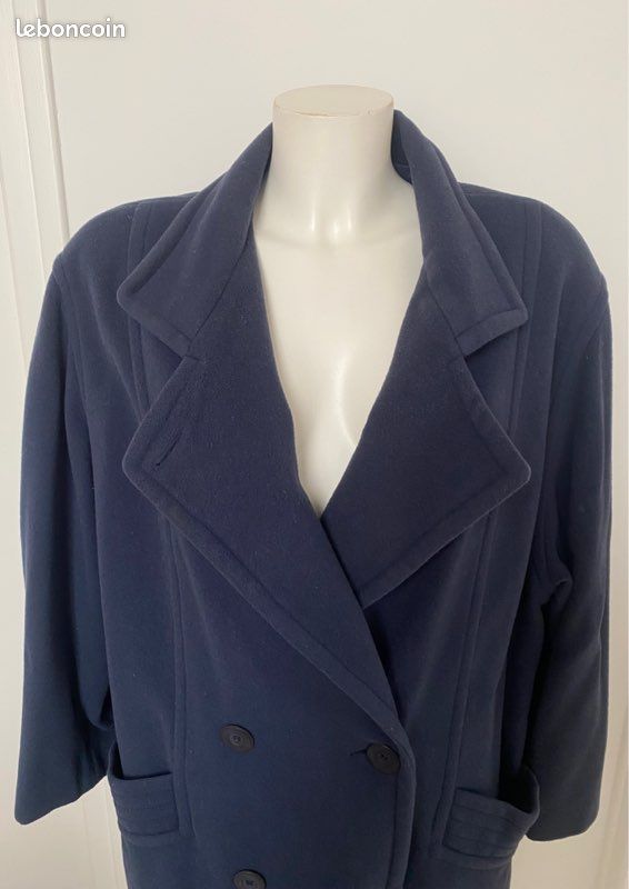 Manteau en laine et cachemire (image 2)
