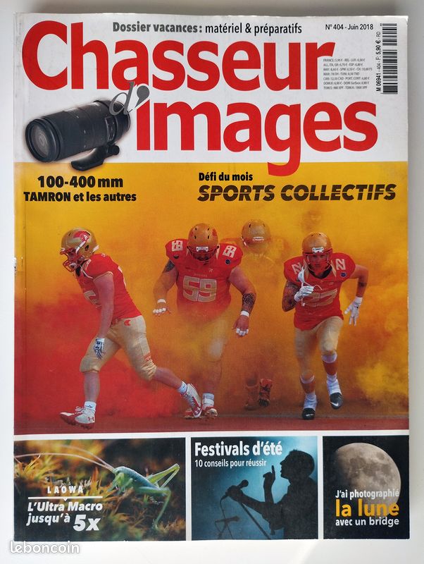 Lot 6 Magazines Chasseur D'Images – Numéros 400 à 405 De 2018, Bon état