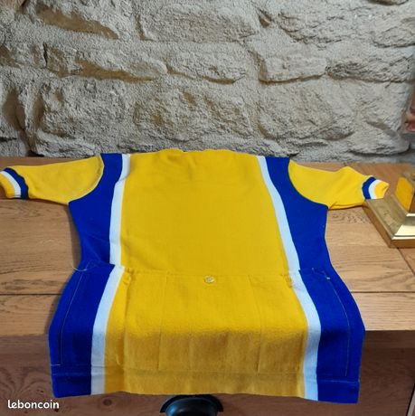 Ancien Maillot Cycliste En Laine Tricot Du Rocher - Taille 4 - VCMJ