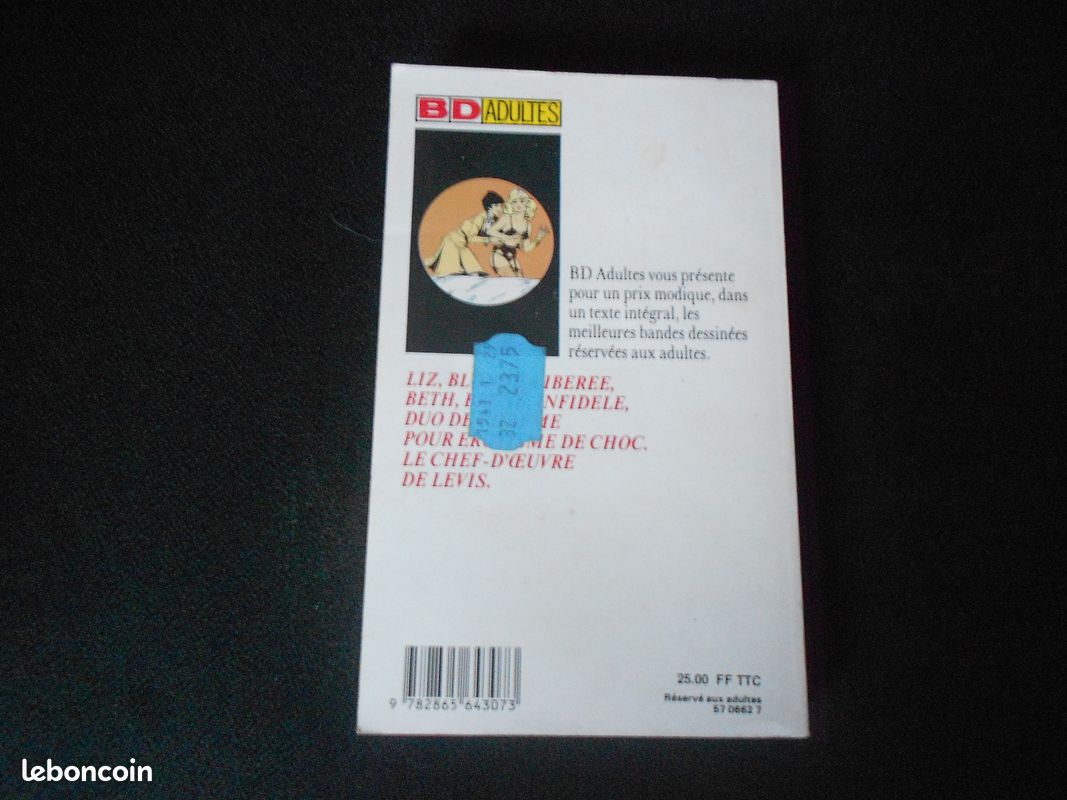 BD vintage adultes media 1000 - n° 12 1988 BON ETAT (image 2)