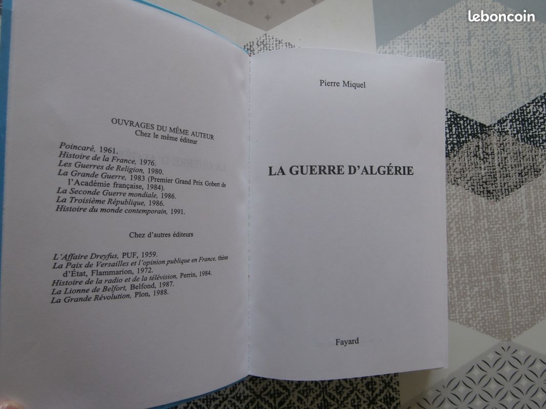 Livre "La guerre d'Algérie" - Pierre Miquel (image 5)