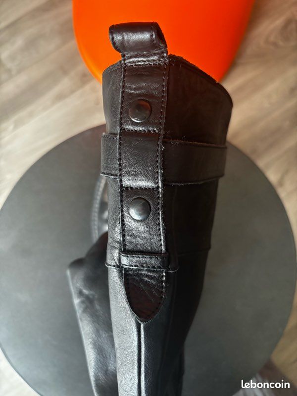 Bottes en cuir véritable Now Made in Italy (image 9)