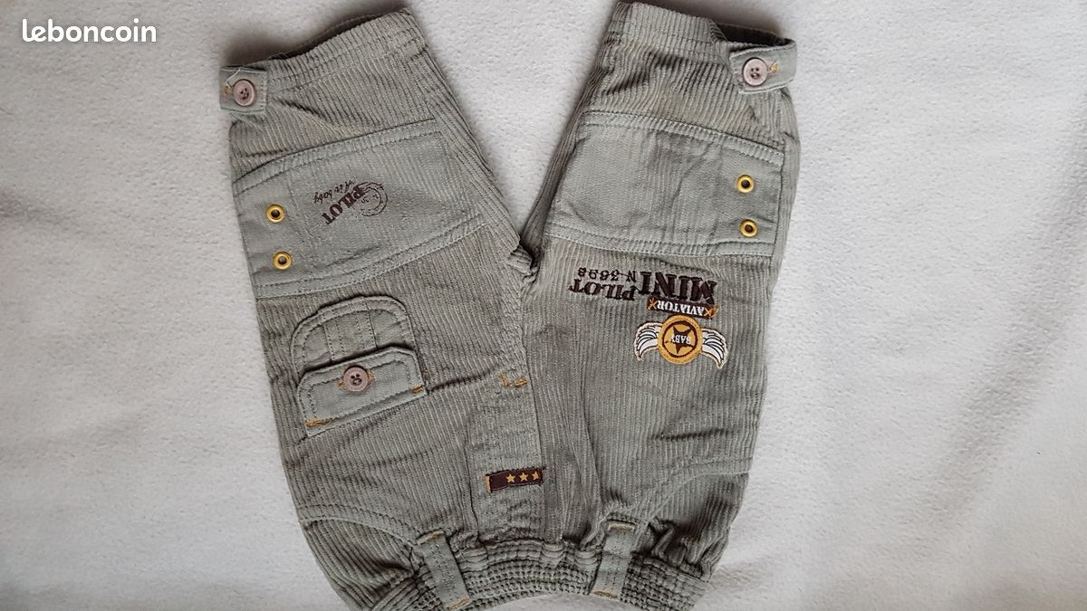 Lot salopette + pantalon (image 1)