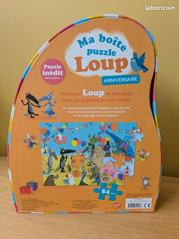 Beau puzzle Auzou Le Loup (image 2)