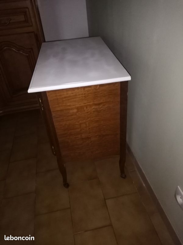 Meuble de salle en bois 81x44 haut 73,5 (image 3)
